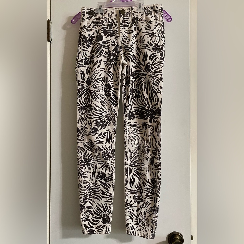 DVF Current/Elliott White Garment Tag the classic skinny chocolate and light tan